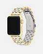 COACH®,APPLE WATCH® STRAP, 38MM, 40MM AND 41MM,Two Tone,Angle View
