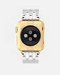 COACH®,APPLE WATCH® STRAP, 38MM, 40MM AND 41MM,Two Tone,Back View