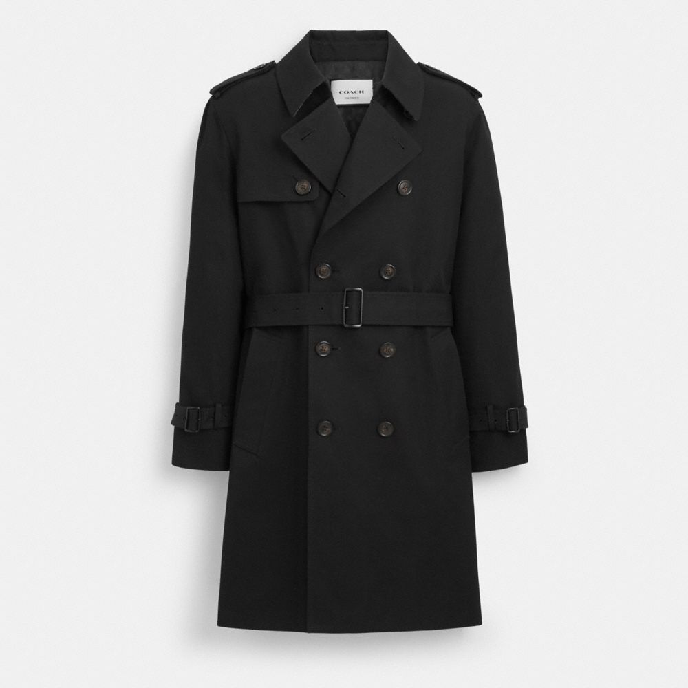 Coach trench coat outlet best sale