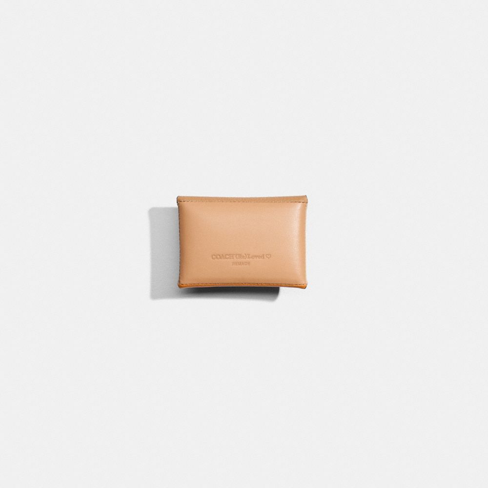 COACH®,Remade Colorblock Small Pouch,Coin,Logo,Embossed,Casual,Multi Color,Back View