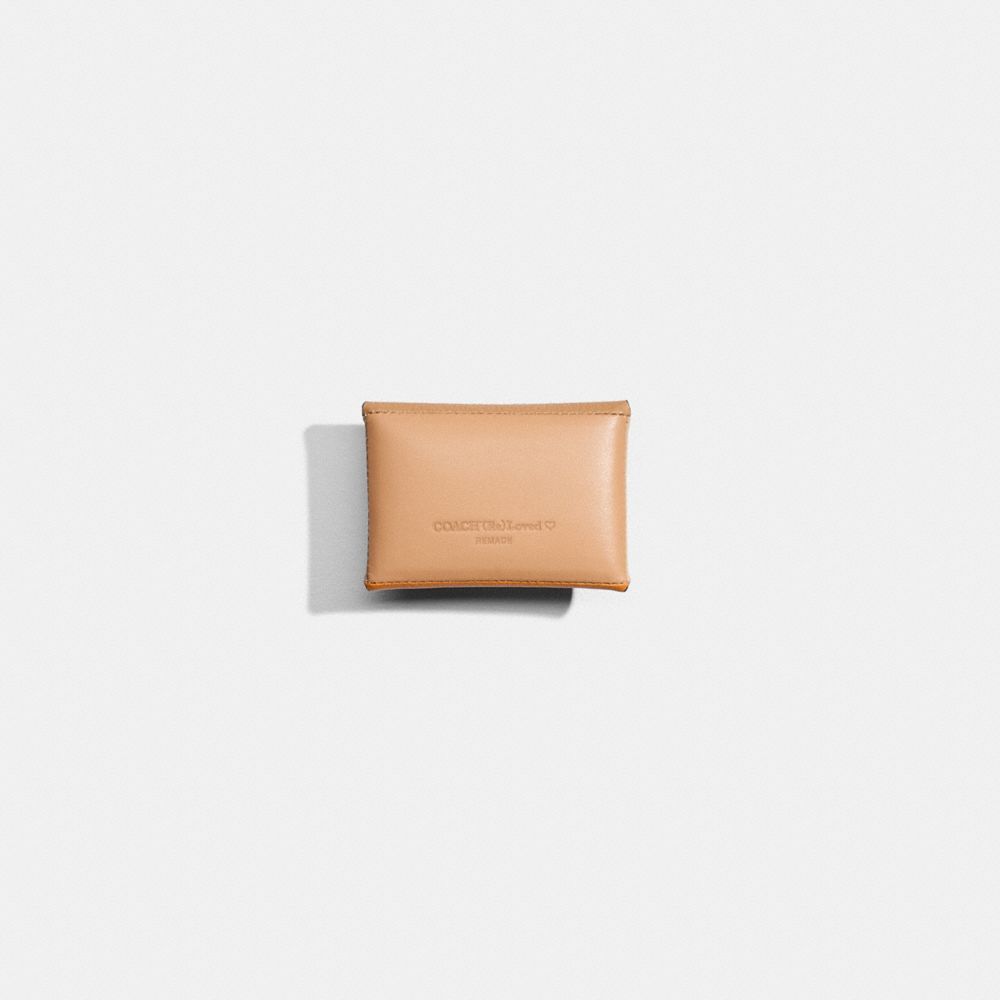 COACH®,Remade Colorblock Small Pouch,Coin,Embossed,Logo,Casual,Multi Color,Back View