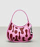 COACH®,Ergo Bag With Lava Appliqué In Upcrafted Leather,Small,Bright Magenta Multi,Front View