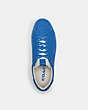 COACH®,LOWLINE LOW TOP SNEAKER IN SIGNATURE CANVAS,Blueberry,Inside View,Top View