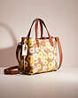 COACH®,UPCRAFTED WILLOW TOTE 24 IN SIGNATURE CANVAS WITH FLORAL PRINT,Mix-and-Match,Brass/Tan Rust Multi,Angle View