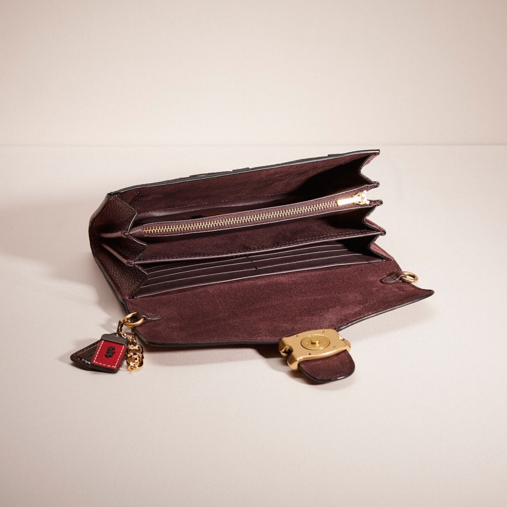 COACH®,Laiton/Vin Multi,Inside View,Top View