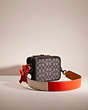 COACH®,UPCRAFTED CHARTER CROSSBODY IN SIGNATURE JACQUARD,Mix-and-Match,Charcoal/Black,Angle View
