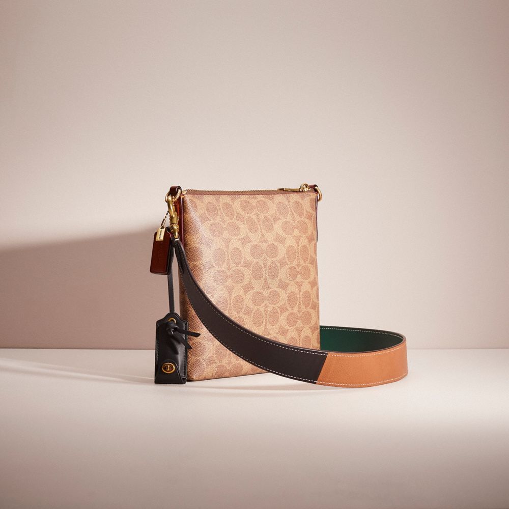 COACH®: Kitt Messenger Crossbody In Colorblock Signature Canvas