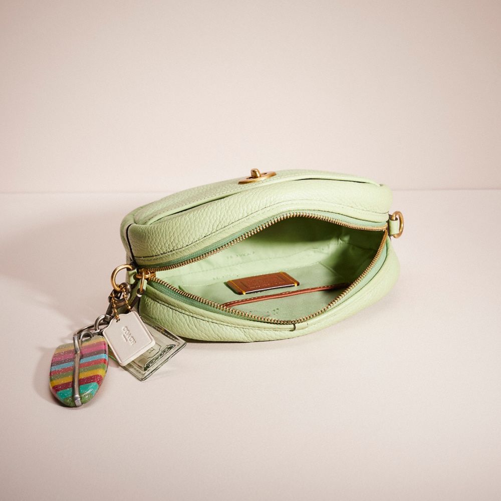 COACH®,Upcrafted Camera Bag,,Inside View,Top View