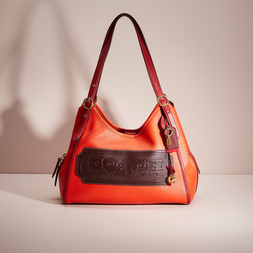 COACH®,Upcrafted Lori Shoulder Bag In Colorblock,,Front View