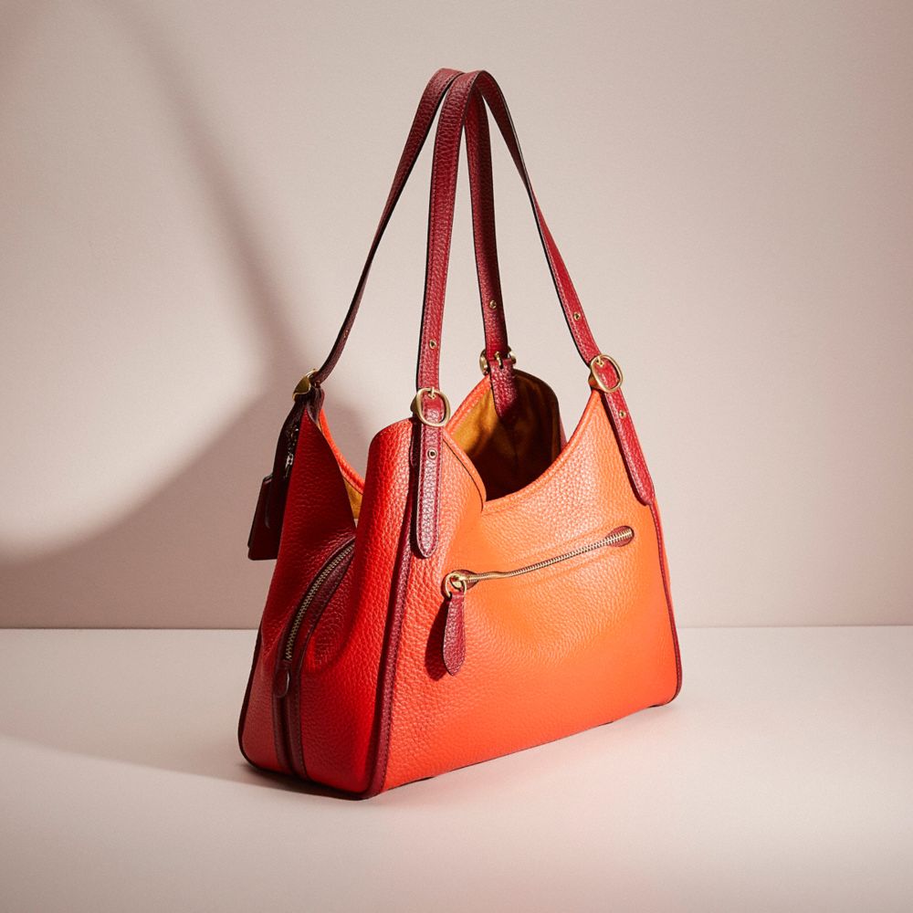 COACH®,Upcrafted Lori Shoulder Bag In Colorblock,,Angle View