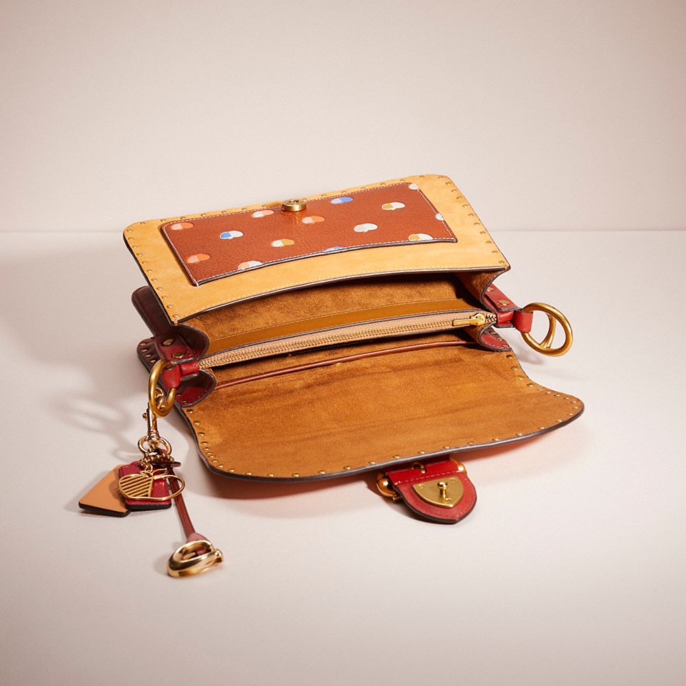 COACH® | Upcrafted Beat Shoulder Bag In Colorblock With Rivets