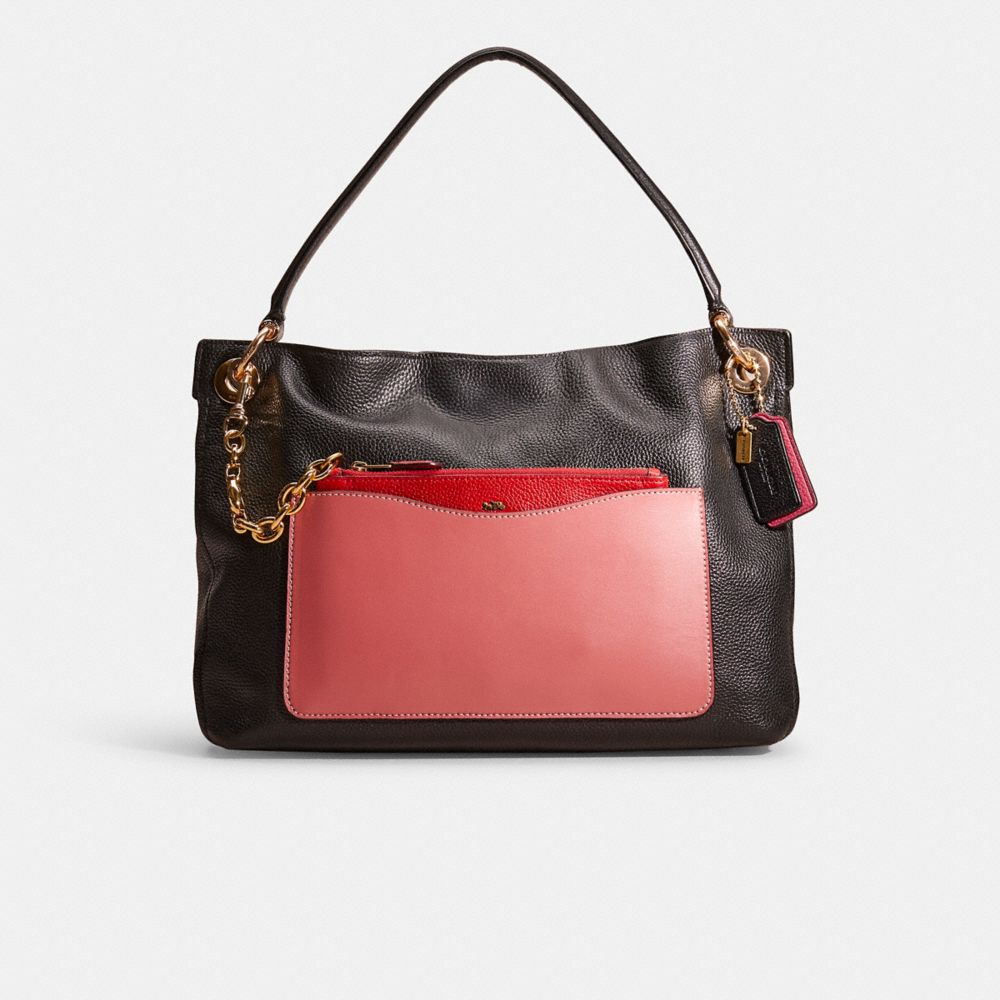 Coach polished pebble discount leather clarkson hobo