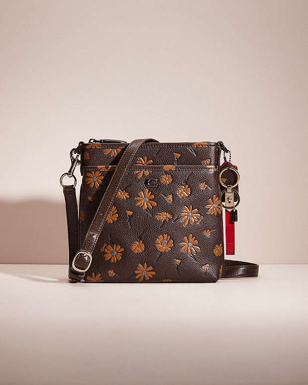 Upcrafted Kitt Messenger Crossbody With Floral Print