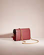 COACH®,UPCRAFTED TABBY CHAIN CLUTCH,Brass/Wine,Angle View