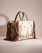 COACH®,UPCRAFTED ROGUE 25 IN COLORBLOCK WITH TEA ROSE AND SNAKESKIN DETAIL,Brass/Chalk Multi,Angle View