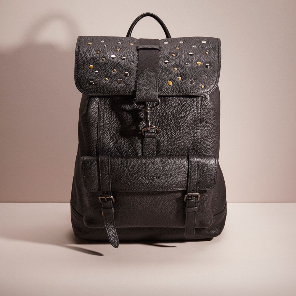 Black backpack outlet coach