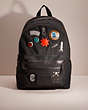 COACH®,UPCRAFTED ACADEMY BACKPACK,Matte Black/Black,Front View
