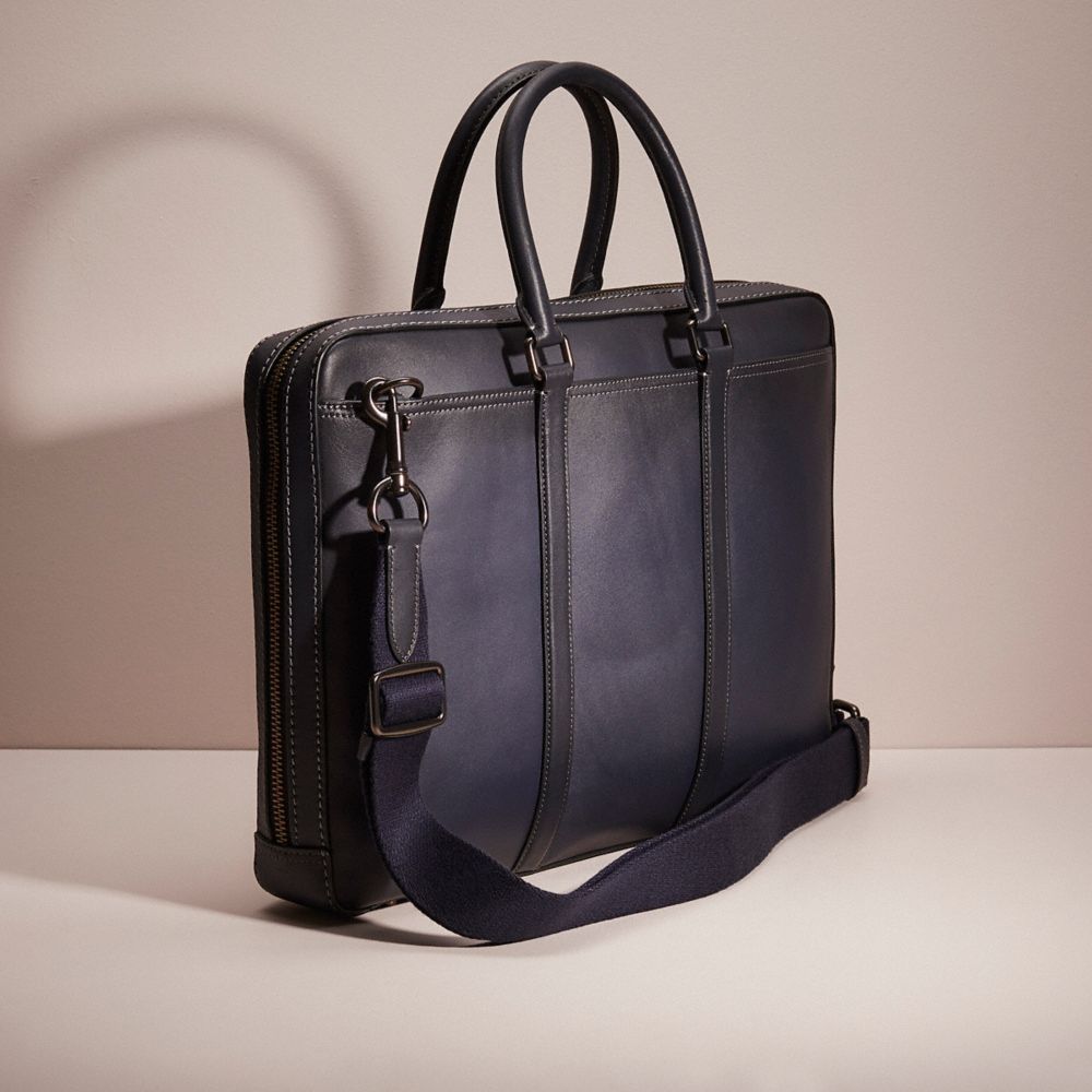 Coach metropolitan slim online briefcase