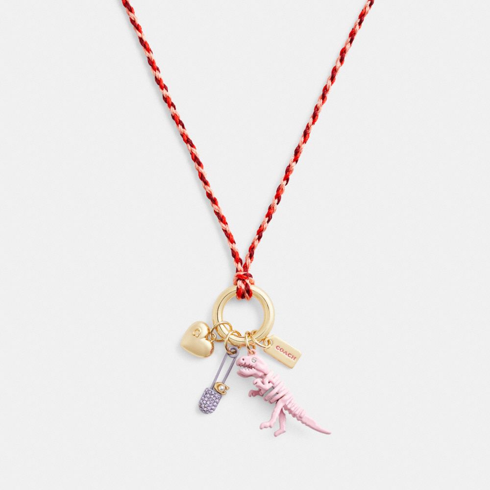 Coach rexy store necklace