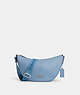 COACH®,PACE SHOULDER BAG,Leather,Medium,Silver/Cornflowr/Field Flora,Front View