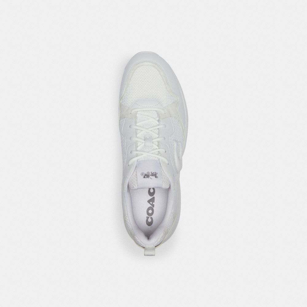 COACH®,STRIDER SNEAKER,Optic White,Inside View,Top View