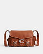 COACH®,CARGO SOFT TABBY,Medium,Silver/Burnished Amber,Front View