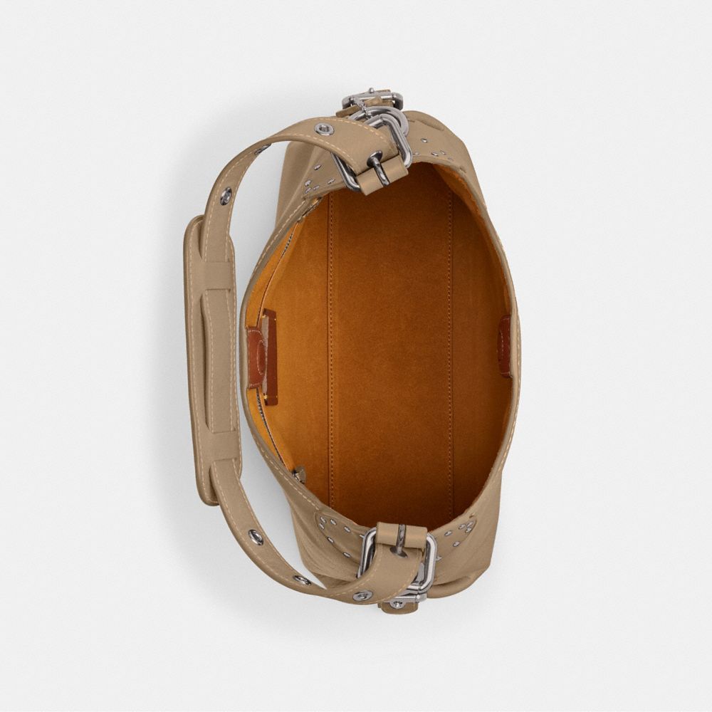 COACH®,Cargo Shoulder Bag,,Inside View,Top View