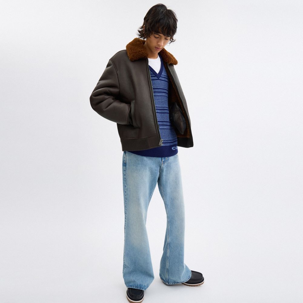 COACH®,シアリング ボンバー,ジャケット&コート,