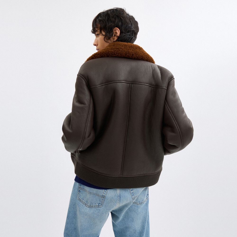 COACH®,シアリング ボンバー,ジャケット&コート,