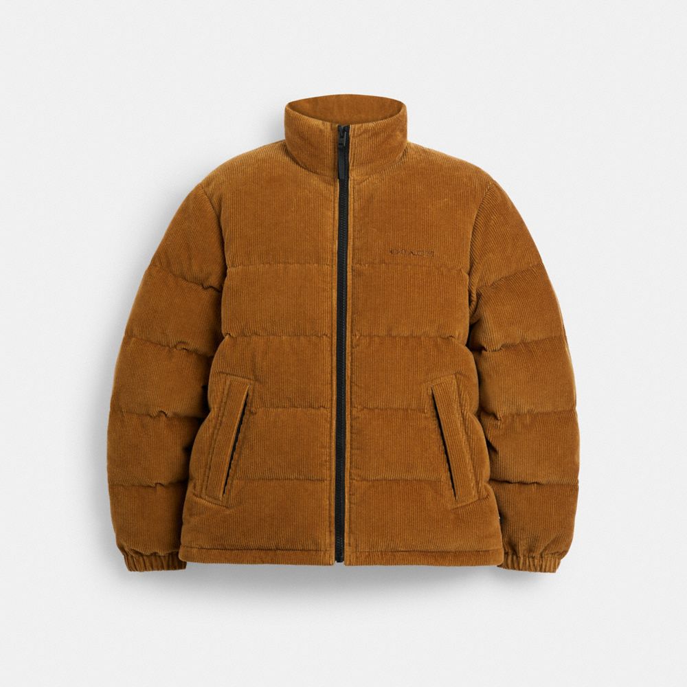 Corduroy down jacket hotsell