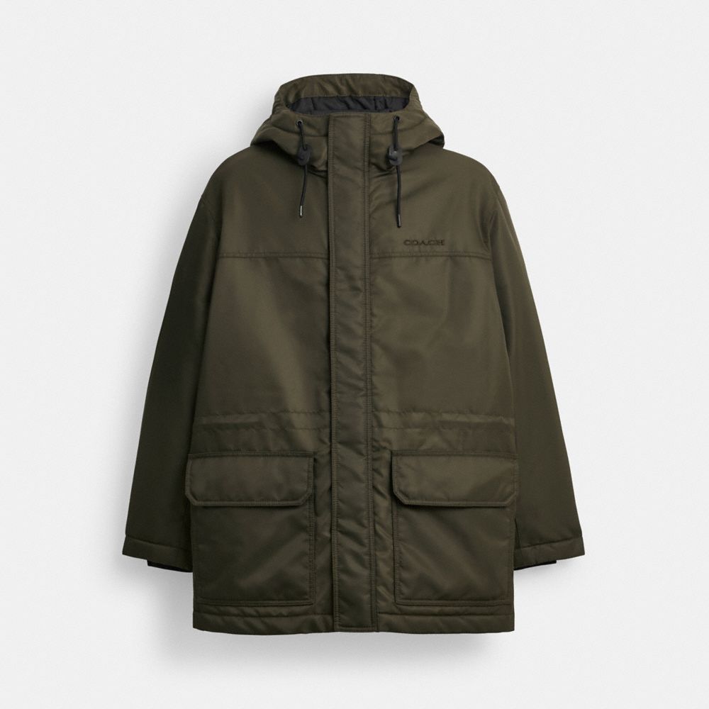 COACH OUTLET PARKA IN RECYCLED NYLON 