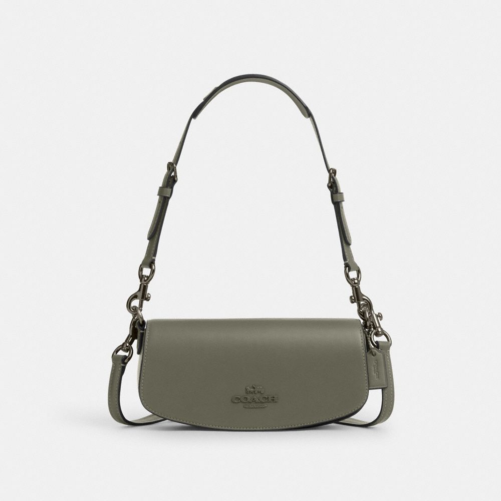 COACH®,Andrea Small Shoulder Bag In Smooth Leather With Tonal Hardware,Calfskin Leather,Lining Lining Fabric Content,Cross...,,Front View