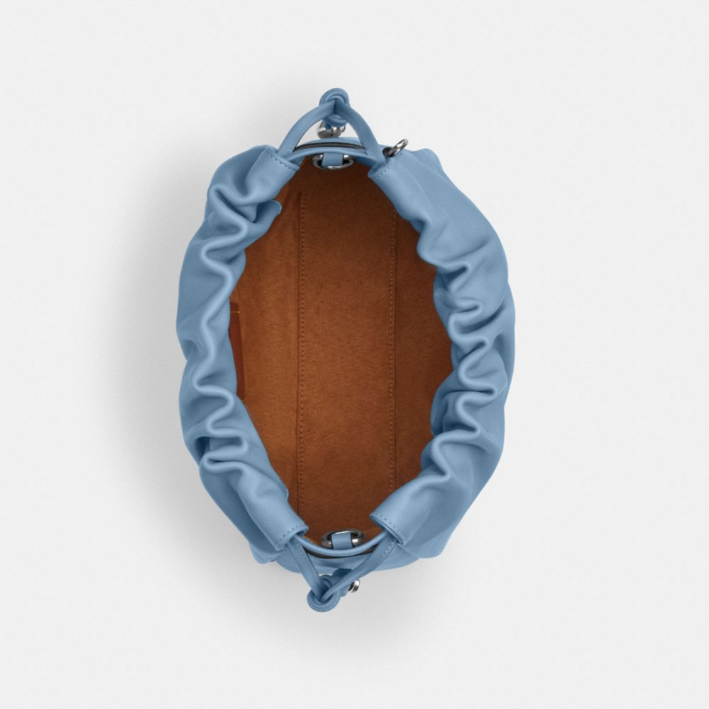 COACH®,フェイ ドローストリング バッグ,斜め掛け&ボディバッグ,ｼﾙﾊﾞｰ/ﾌﾟｰﾙ