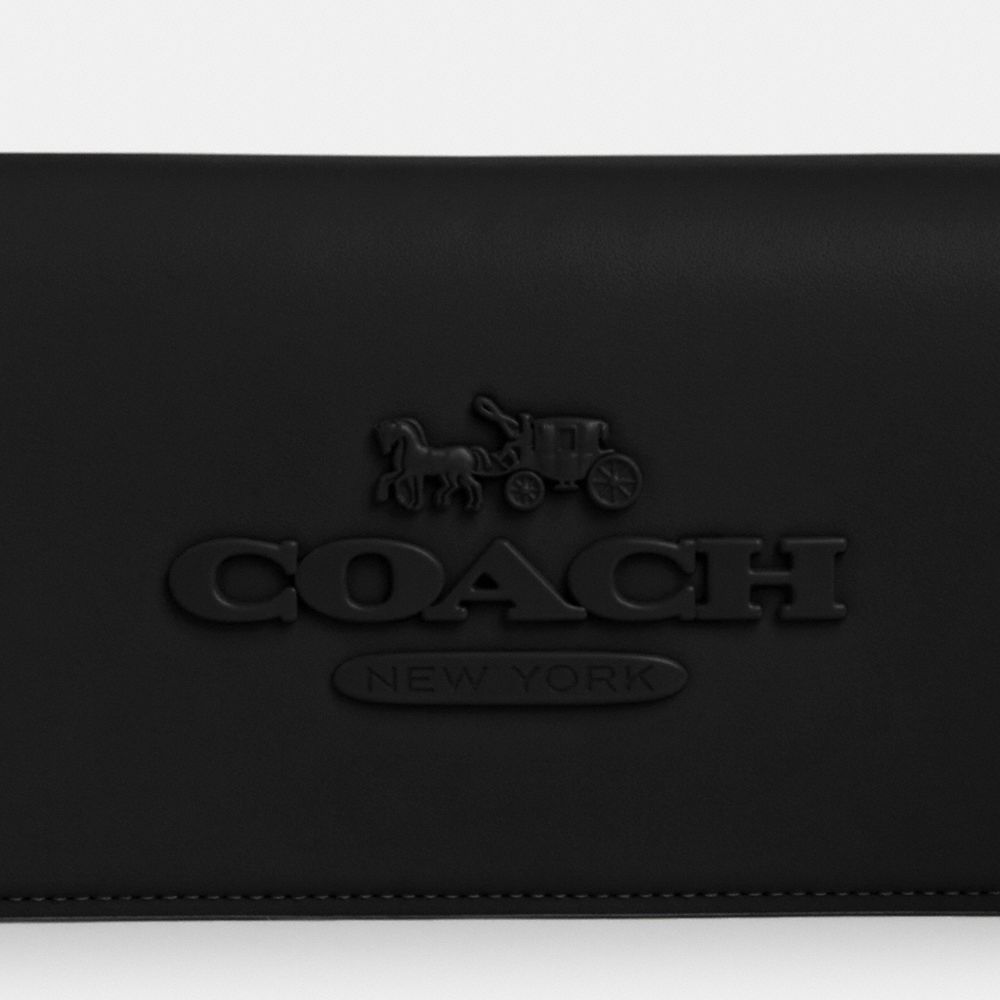 COACH®,Toni Crossbody,Lining Lining Fabric Content,Crossbody,Embossed,Logo,Casual,Black