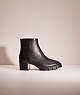 COACH®,RESTORED CHRISSY BOOTIE,Black,Front View
