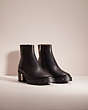 COACH®,RESTORED CHRISSY BOOTIE,Black,Angle View