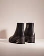 COACH®,RESTORED CHRISSY BOOTIE,Black,Back View