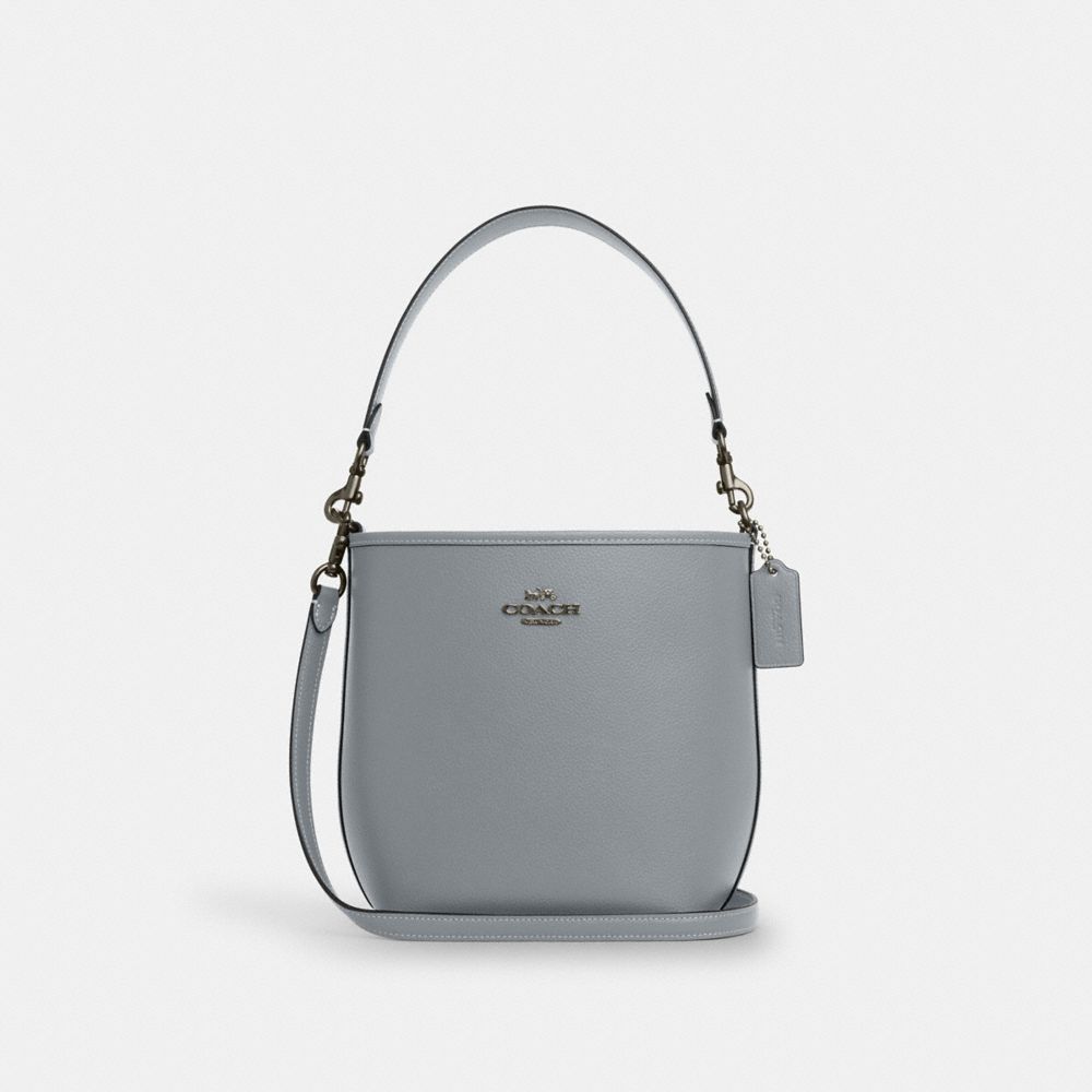 COACH®,City Bucket Bag,Leather,Crossbody,Logo,Metal,Casual,,Front View image number 0