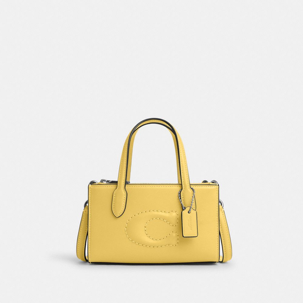 COACH®,Nina Mini Tote Bag,Yellow,Front View