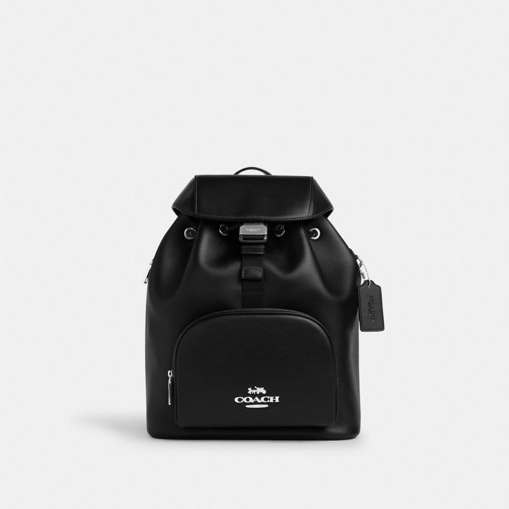 Black mini coach backpack best sale