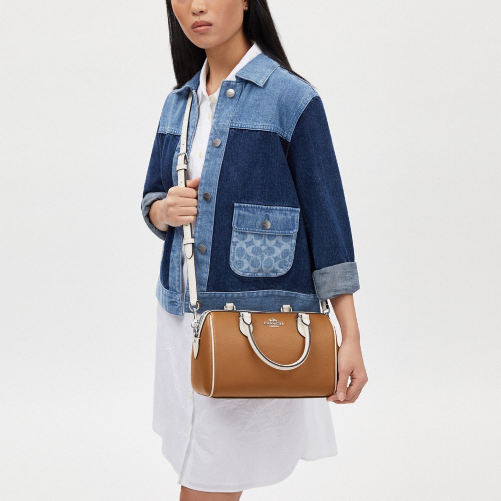 公式】コーチアウトレット | ローアン サッチェル バッグ・カラーブロック