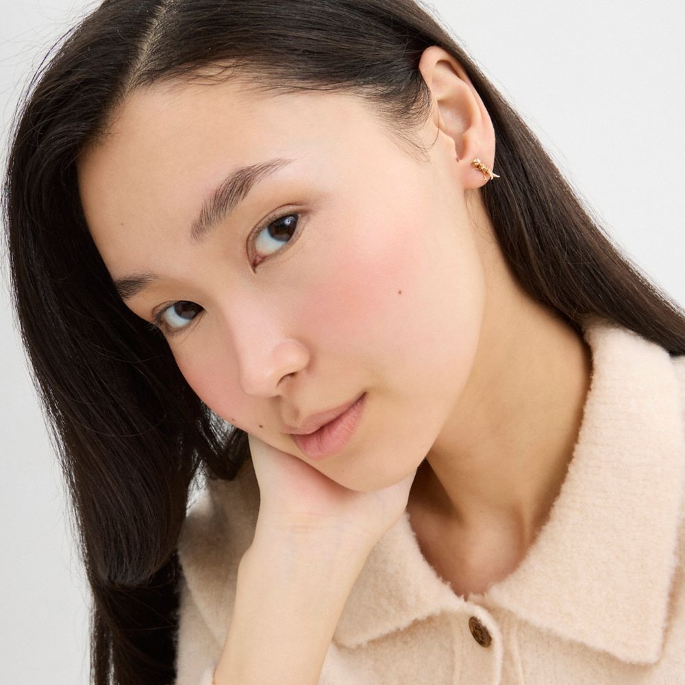 Coach Rexy Stud Earrings — фото 2