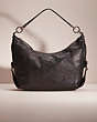 COACH®,RESTORED MADISON CONVERTIBLE HOBO BAG,Silver/Black,Front View