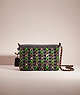 COACH®,RESTORED DINKY 24 WITH SNAKESKIN COACH LINK,Pewter/Black Kelly Green,Front View