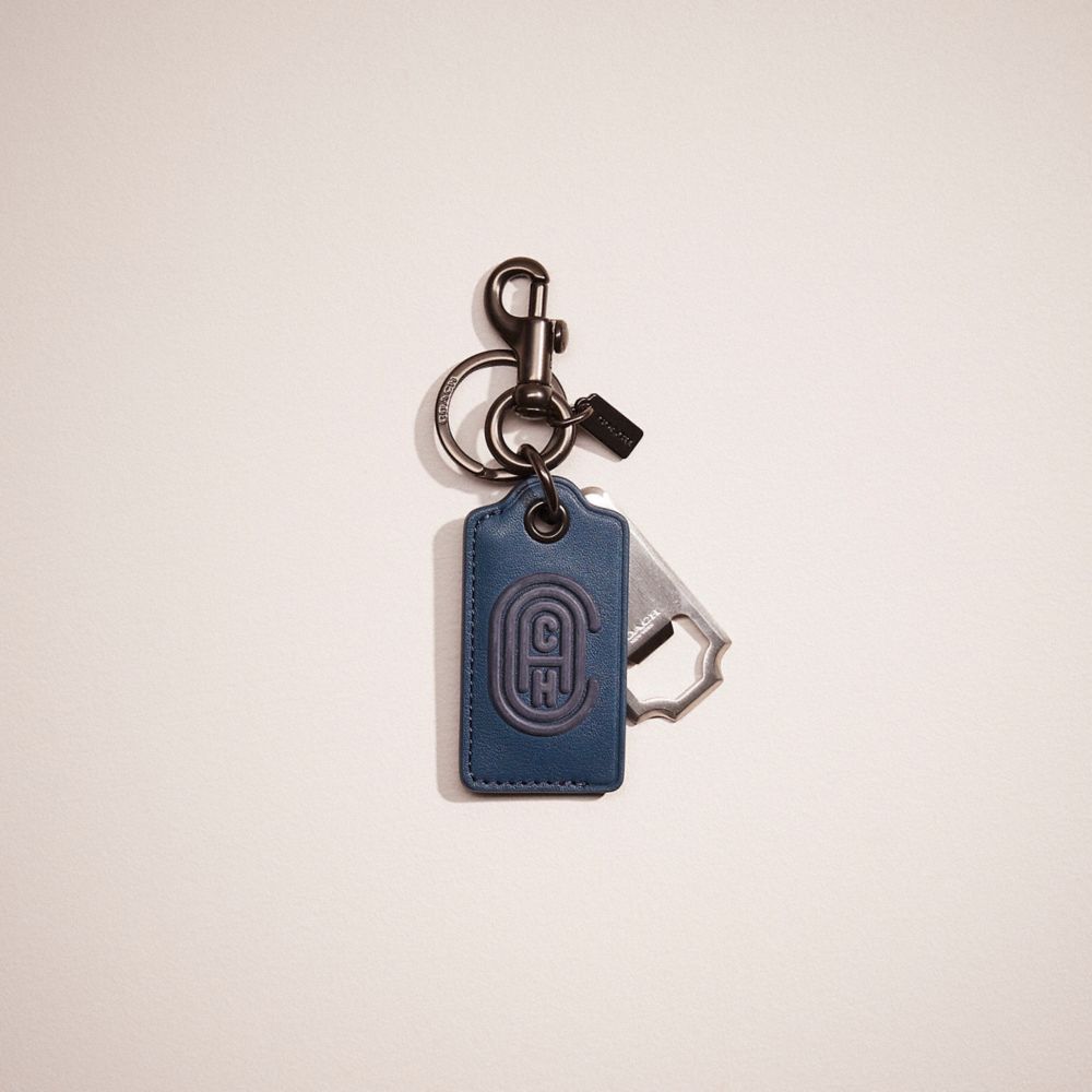 COACH® Outlet  Bottle Opener Key Fob With Coach Patch