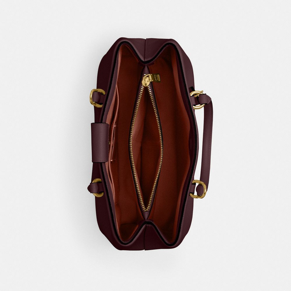 COACH®,Laiton/Merlot,Inside View,Top View