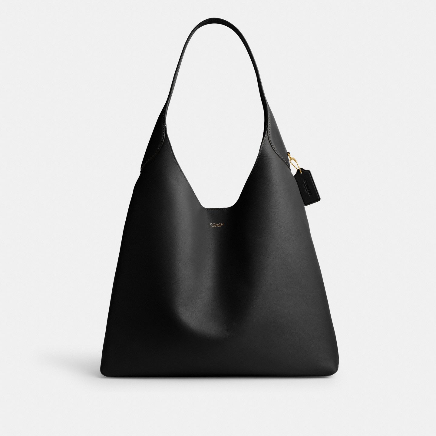 Женская сумка Coach Brooklyn Shoulder Bag 39, цвет: Латунный / Чёрный — фото 1