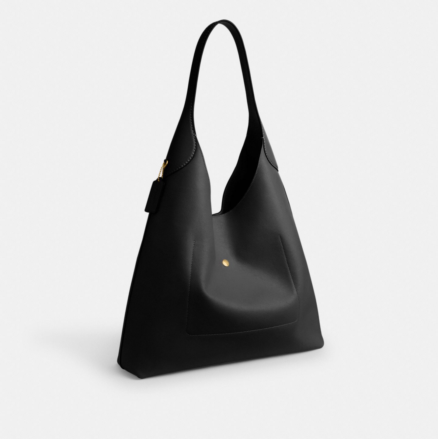 Женская сумка Coach Brooklyn Shoulder Bag 39, цвет: Латунный / Чёрный — фото 2