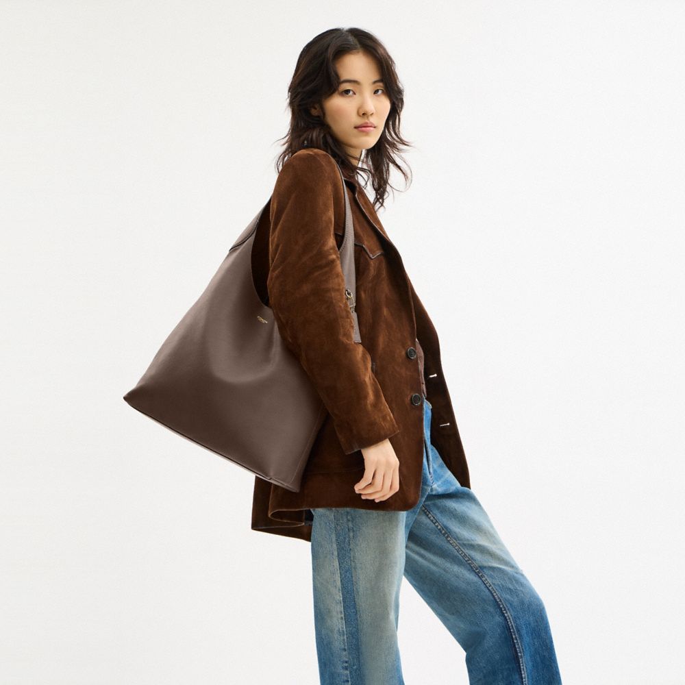 Coach Elisabetta Franchi Pencil Skirt With Jewelled Hooks In Brown