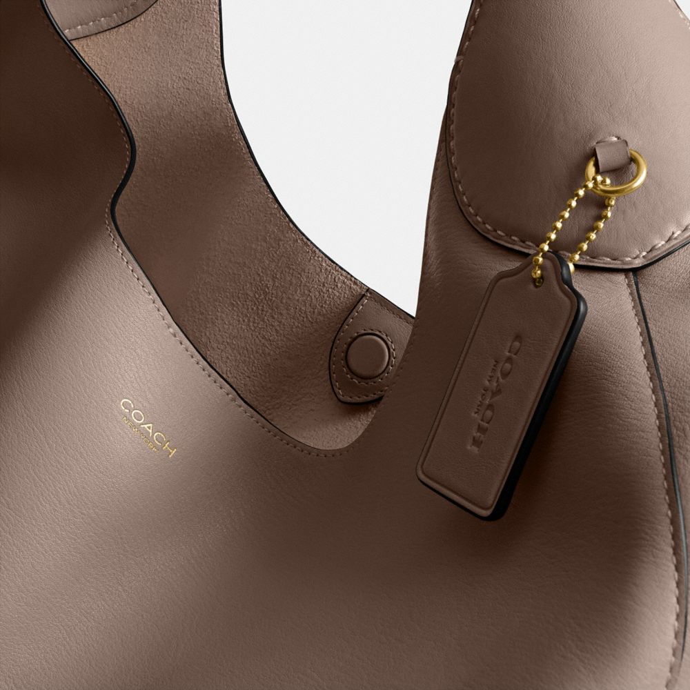 Coach Elisabetta Franchi Pencil Skirt With Jewelled Hooks In Brown
